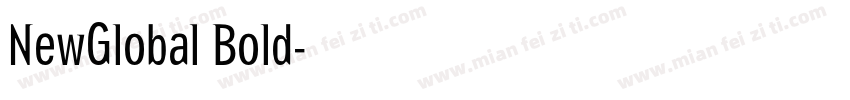 NewGlobal Bold字体转换